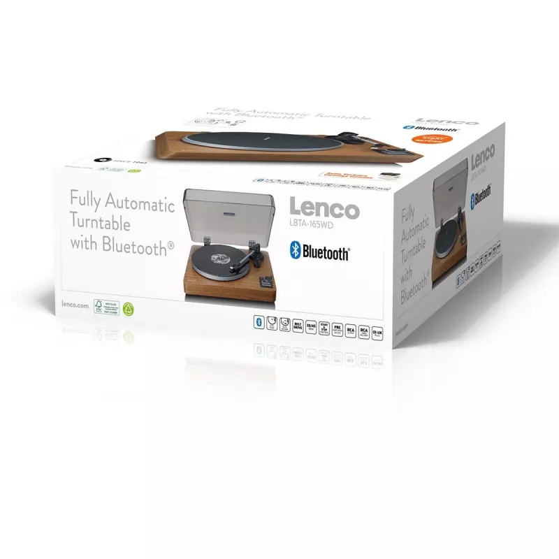 Tocadiscos Lenco LBTA-165 Madera con conectividad Bluetooth
