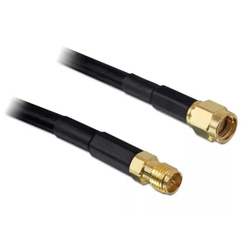Cable coaxial DeLOCK 2m RP-SMA CFD200 Negro