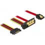 Cable SATA DeLOCK 85229 0,3 m SATA 7 pines SATA 22 pines negro