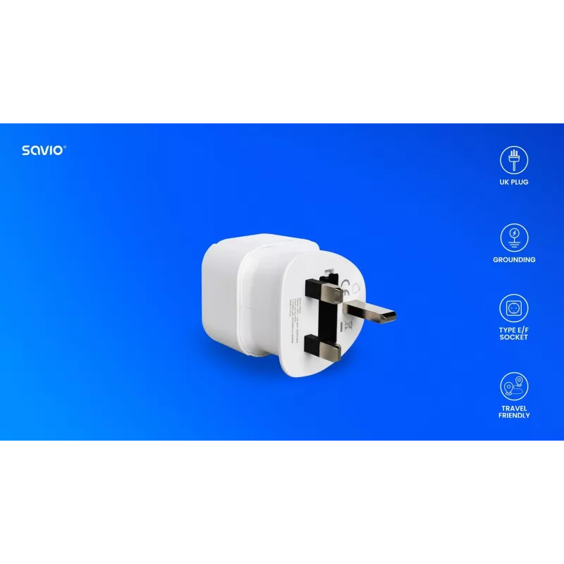 Adaptador de viaje AP-04 SAVIO
