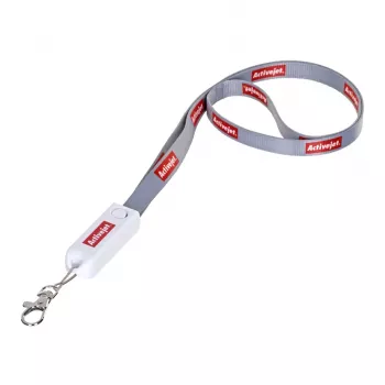 Lanyard Activejet con cargador 3 en 1 para móvil