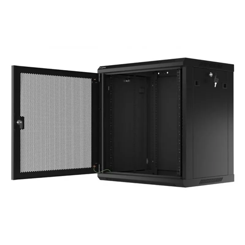 Armario de pared Lanberg WF01-6412-23B 12U Negro IP20