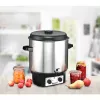 Rommelsbacher KA 2004/E Olla para vino caliente y conservas con grifo de vaciado, 27 L, Acero inoxidable