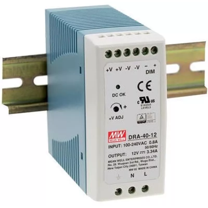 Mean Well MDR-60-48 fuente de alimentación para carril DIN, 48 V DC, 1,25 A, 60 W