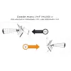 Antena DVB-T exterior/interior LIBOX LB2000 con amplificador de 69 dB, doble polarización, 174–790 MHz, aluminio/negro
