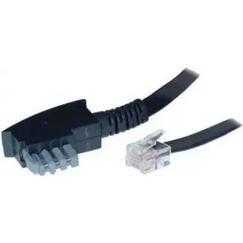 Cable S/CONN ShiverPeaks TC70170 10m TAE-N RJ12 negro transparente