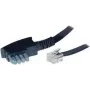 Cable S/CONN ShiverPeaks TC70170 10m TAE-N RJ12 negro transparente