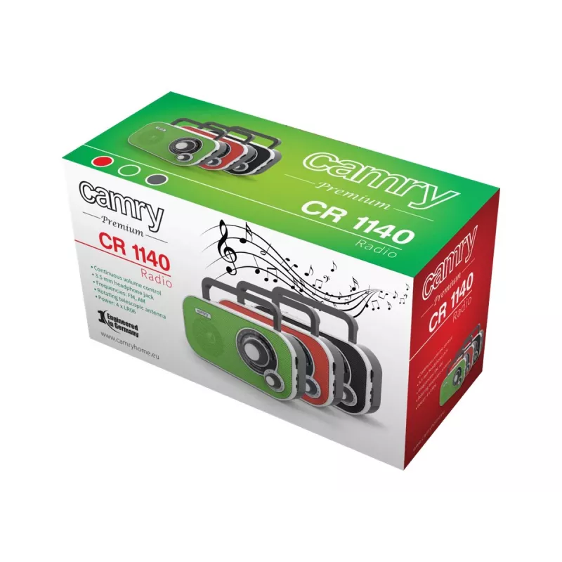 Radio portátil Camry CR 1140R Rojo