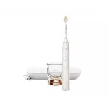 Philips HX9911/23 Cepillo de dientes eléctrico para adultos sónico oro rosa, blanco