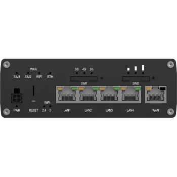 Router 5G TELTONIKA RUTM54 con módem Telit y compatibilidad con doble SIM