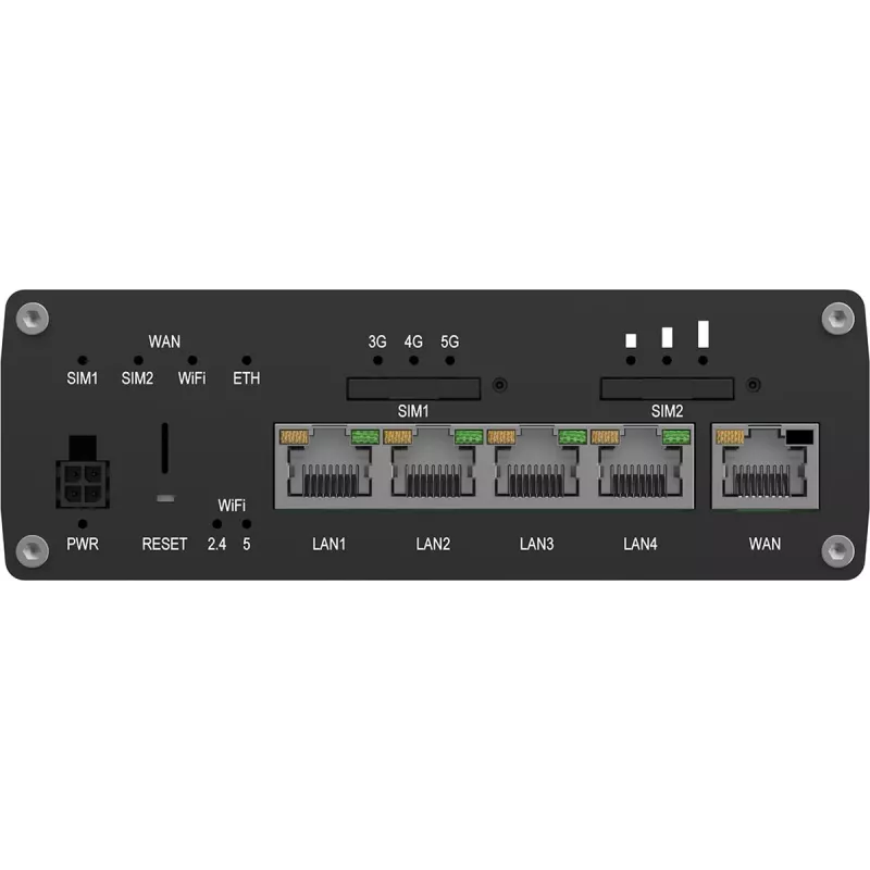 Router 5G TELTONIKA RUTM54 con módem Telit y compatibilidad con doble SIM