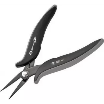 Alicates c.k tools T3889 – alicate de punta plana ESD recto, 152 mm