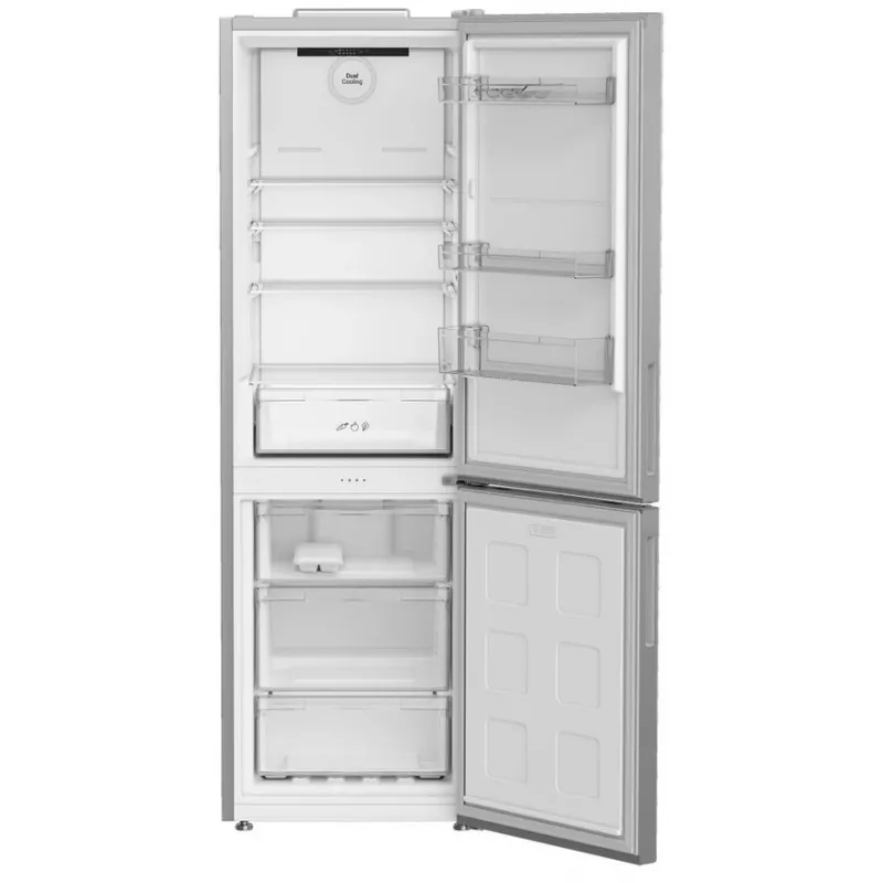 Frigorífico Indesit INK 25402 S4E | Compacto de libre instalación, No Frost, 249 L frigorífico / 106 L congelador, Alto 203,5 cm, Clase energética E, 37 dB, Plata
