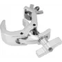 Gancho de suspensión EUROLITE Quick-Lock DEC-250 plateado — gancho de rigging compacto con cierre rápido