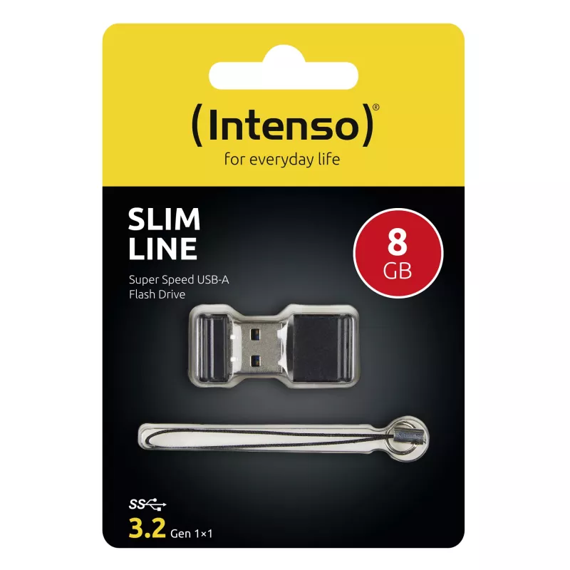 Memoria flash USB Intenso 8 GB USB Type-A 3.2 Gen 1 negro
