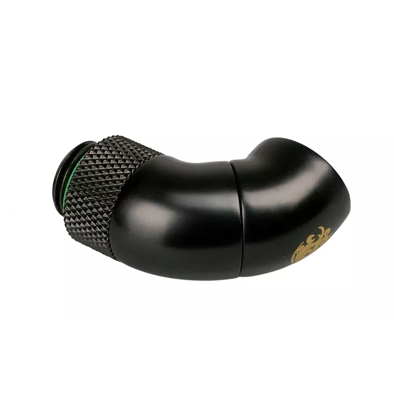 Accesorio de refrigeración BitsPower BP-MB90R2 adaptador angular de latón, negro, 18×29×39,8 mm