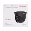 Cámara IP POE FOSCAM T8EP 8MP negra