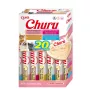 Snack húmedo para gatos INABA Churu Variety Box Seafood — 20 tubos de 14 g, pasta de pescado, sin cereales, sin azúcar y sin gluten