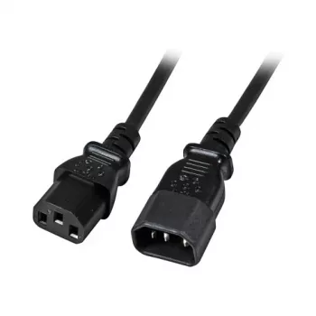 EFB-Elektronik Cable alargador IEC C14 180° - C13 180°, negro, 3,0 m, 3 x 1,00 mm² Fabricante: EFB Elektronik (EK503.3)