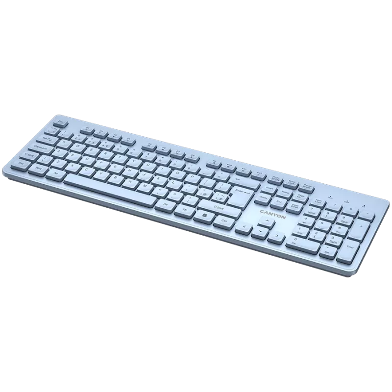 Teclado CANYON HKB-W01 UK/US AAA inalámbrico azul