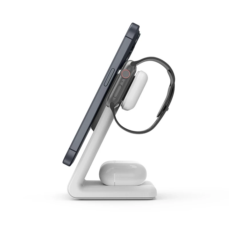 Cargador inalámbrico 3 en 1 MagSafe para iPhone, Apple Watch y AirPods Crong