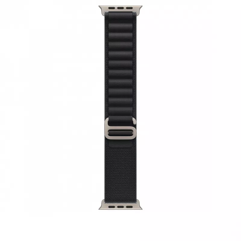 Correa Apple MFTG4ZM/A Smartwatch Negro Titanio Poliéster Elastano