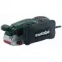 Metabo BAE 75. Lijadora de banda, depósito de polvo tipo bolsa de vacío. Potencia 1010 W, peso 4,7 kg, tamaño de la placa de lijado (AnxPr) 75 x 533 mm, sistema de tensado