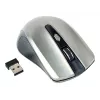 Ratón inalámbrico GEMBIRD MUSW-4B-04-BG — para diestros, óptico 1600 DPI, 4 botones, RF Wireless, negro/gris