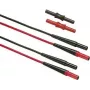 Fluke SureGrip - cable de prueba - negro - rojo - CAT III,CAT IV - silicona - 1,5 m - 1000 V (2003602)