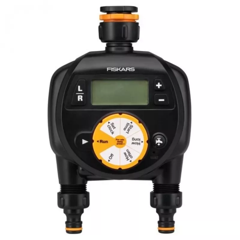 Programador de riego Fiskars con doble salida 1054792