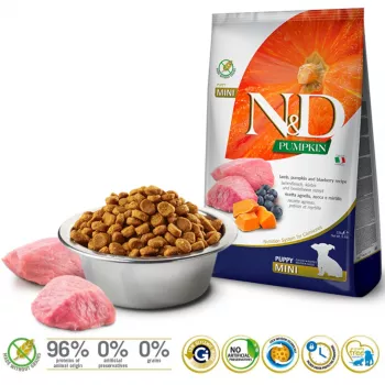FARMINA N&D Pumpkin Mini Puppy - pienso seco para perros - 2,5 kg