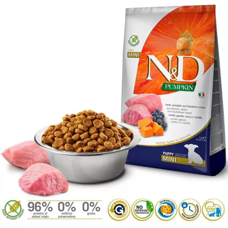 FARMINA N&D Pumpkin Mini Puppy - pienso seco para perros - 2,5 kg