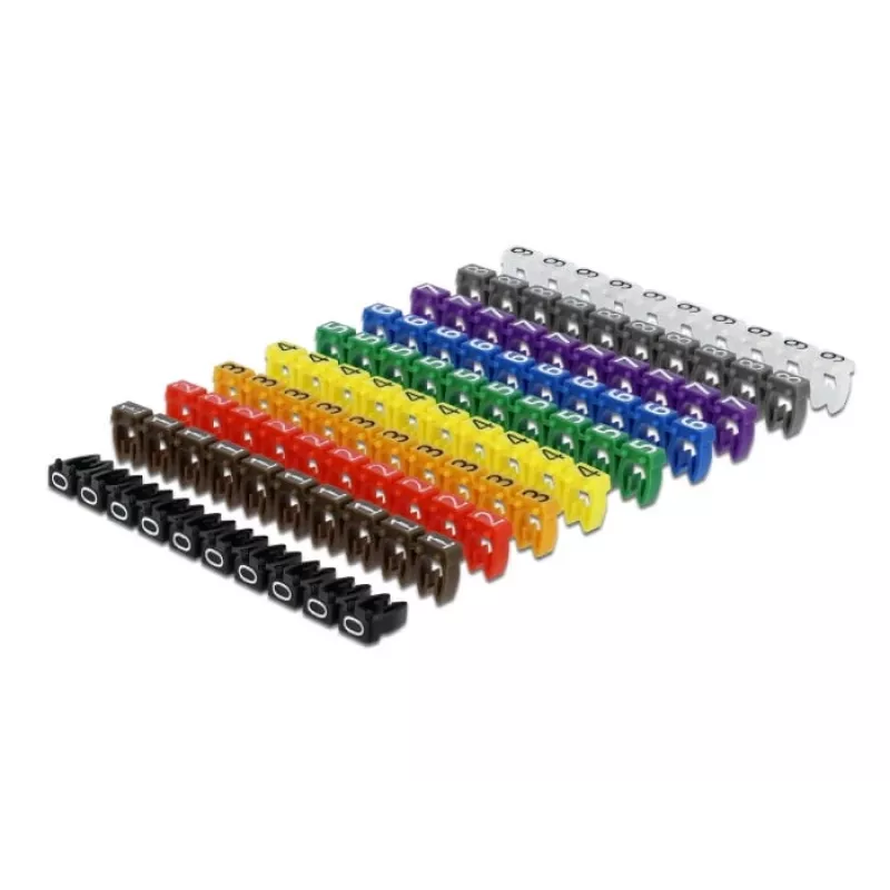 Clip para cables DeLOCK 18304 colores surtidos
