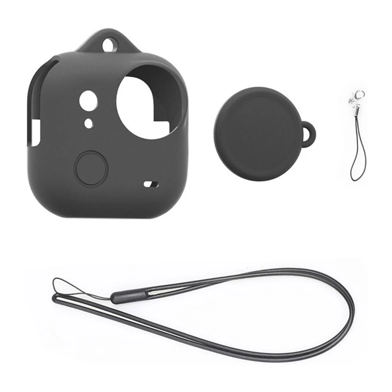 Protector de silicona para objetivo + funda PULUZ para Insta360 GO Ultra