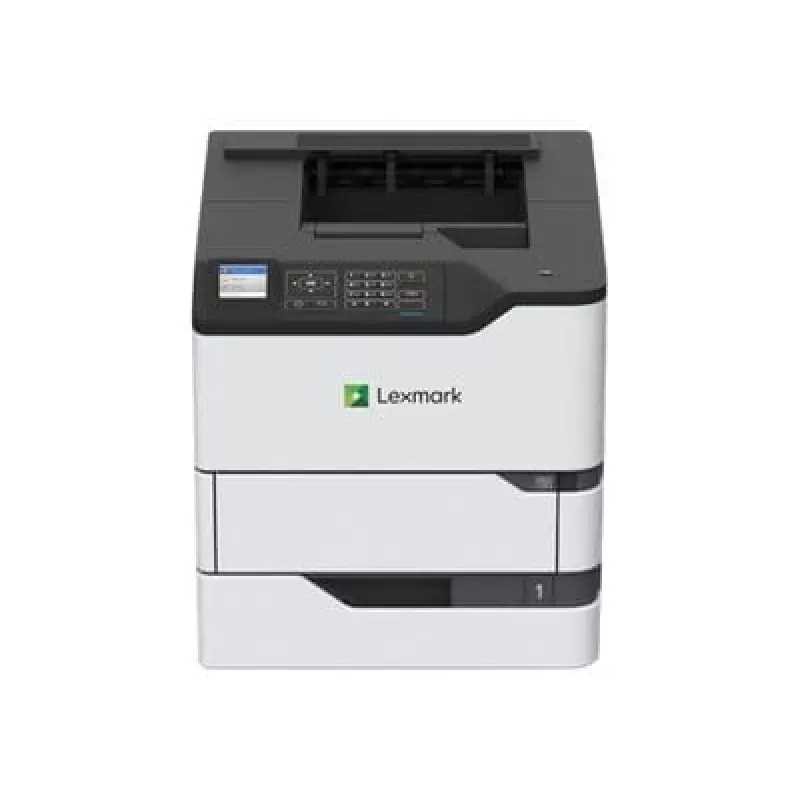 Lexmark MS821dn - Impresora - b/n - Dúplex - Láser - A4/Legal - 1200 x 1200 dpi - hasta 52 páginas/min. - Capacidad: 650 hojas - USB 2.0, Gigabit LAN, USB 2.0 host (50G0120)