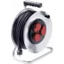 Cable alargador de corriente Bachmann 398.186 50 m 3 tomas de corriente AC exterior plateado