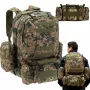 Mochila militar táctica Extralink 4-en-1 escuela viaje supervivencia 50L MIL-668