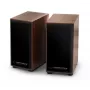Altavoces ESPERANZA EP122 2.0 de sobremesa con cable, 2×6 W RMS, carcasa de madera, control de volumen giratorio, 60–20000 Hz