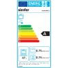 Horno integrable SIMFER 4207BERIM.1 — 47 L multifunción acero inoxidable, 54,1 cm de alto × 45 cm de ancho