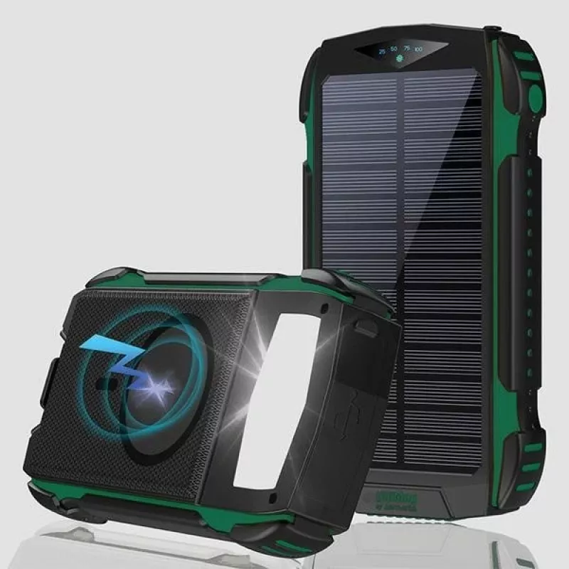 Batería externa solar 20000 mAh TitanPack Rugged