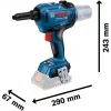 Bosch 0 601 9K5 001 remachadora eléctrica negra, verde 3,2,4,4,8,5,0,5,6 mm 16000 kN