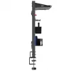 Ergo Office ER-300 B separador de escritorio / organizador, 1295 x 242 x 726 mm, acero, carga máx. 10 kg, negro