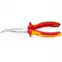 Alicate de puntas Knipex l.200mm forma 2 en ángulo 40° VDE fundas de varios componentes