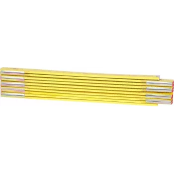 Regla plegable KS Tools 300.0060, 2 m de longitud, amarilla