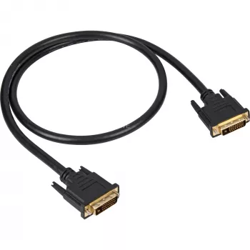 Cable DVI Sharkoon DVI-D/DVI-D (24+1) 1 m