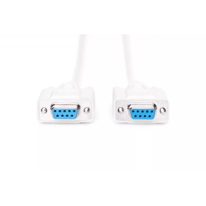 Digitus cable de conexión serie [1x conector hembra D-SUB 9 pol. - 1x conector hembra D-SUB 9 pol.] 2,00 m beige (AK-610106-020-E)