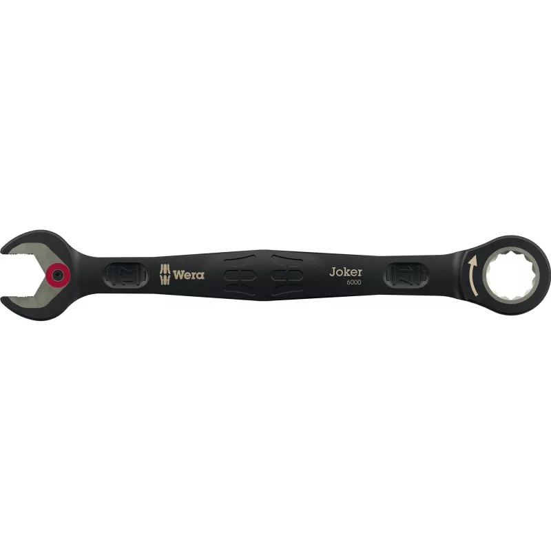 Wera 6000 Joker Black Edition juego de llaves combinadas de carraca, 11 uds.