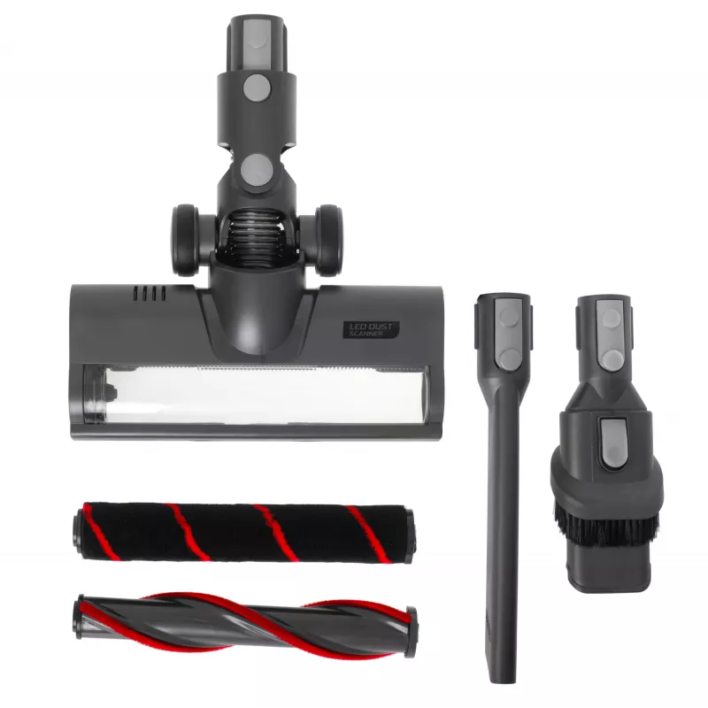 Aspirador de escoba con batería Camry CR 7063 - PRO LED negro