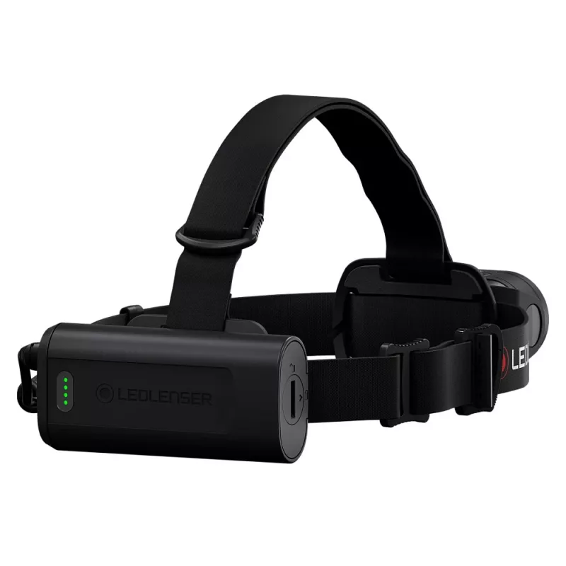 Linterna frontal Led Lenser H19R Core negra