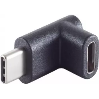 Adaptador ShiverPeaks 13-40002 USB 3.1 Type-C conector macho a conector hembra 90° adaptador en ángulo
